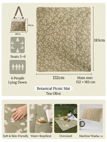 Foldaway Picnic Mat｜Water-repellent, easy to clean, and ready for outdoor days.
