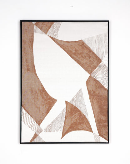 Prism Brown - Fabric Wall art