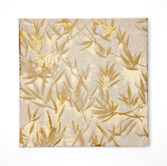 Bamboo In Gold Khaki-Fabric Wall art