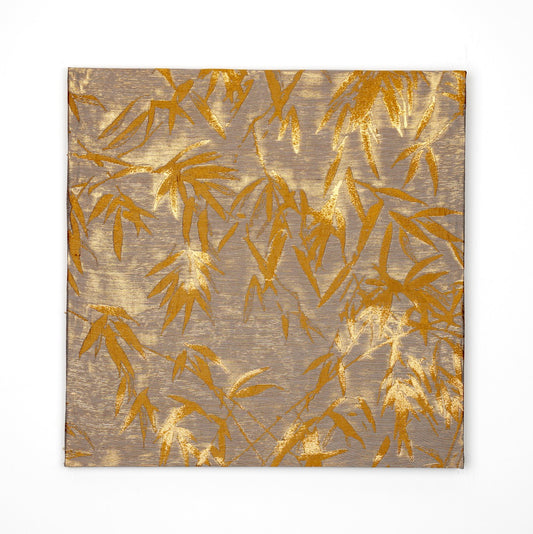 Bamboo In Gold Brown-Fabric Wall art